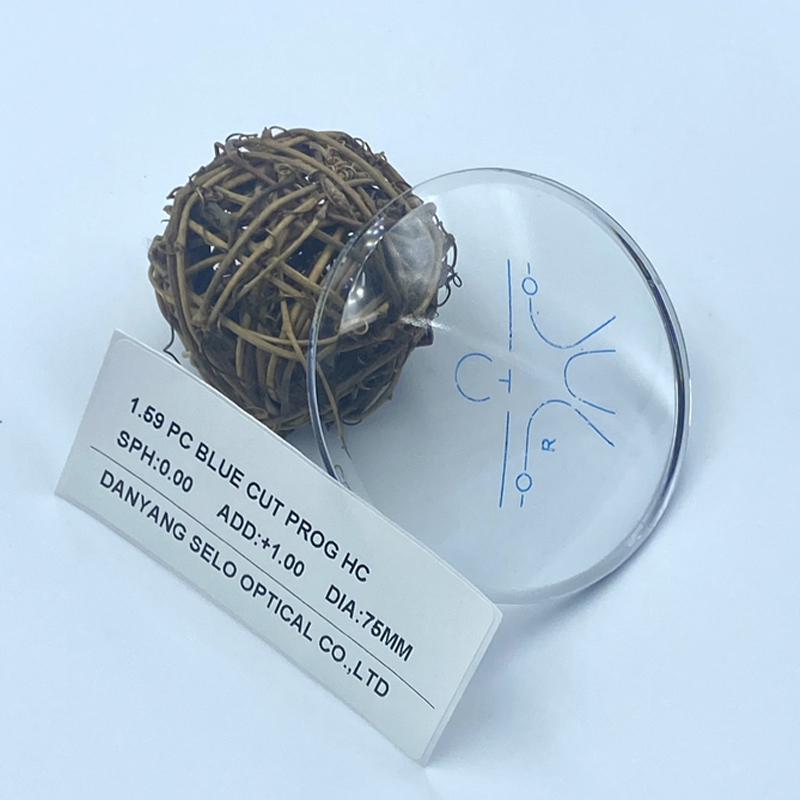 1.59 ব্লু ব্লক পিসি প্রগ্রেসিভ লেন্স HMC/SHMC
