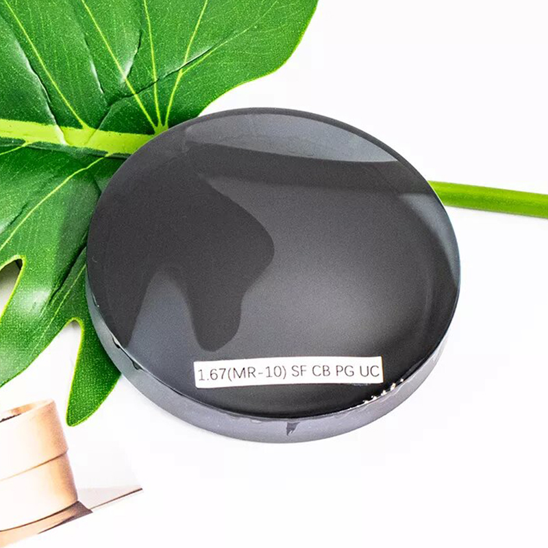 1.67 আধা-সমাপ্ত ফটোক্রোমিক একক দৃষ্টি লেন্স