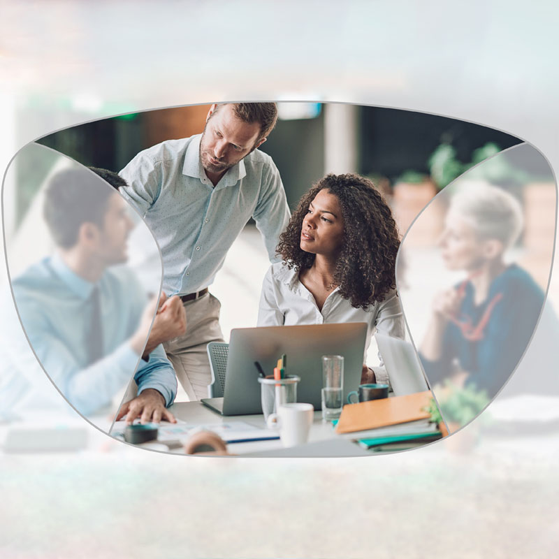 অফিস অকুপেশনাল লেন্স